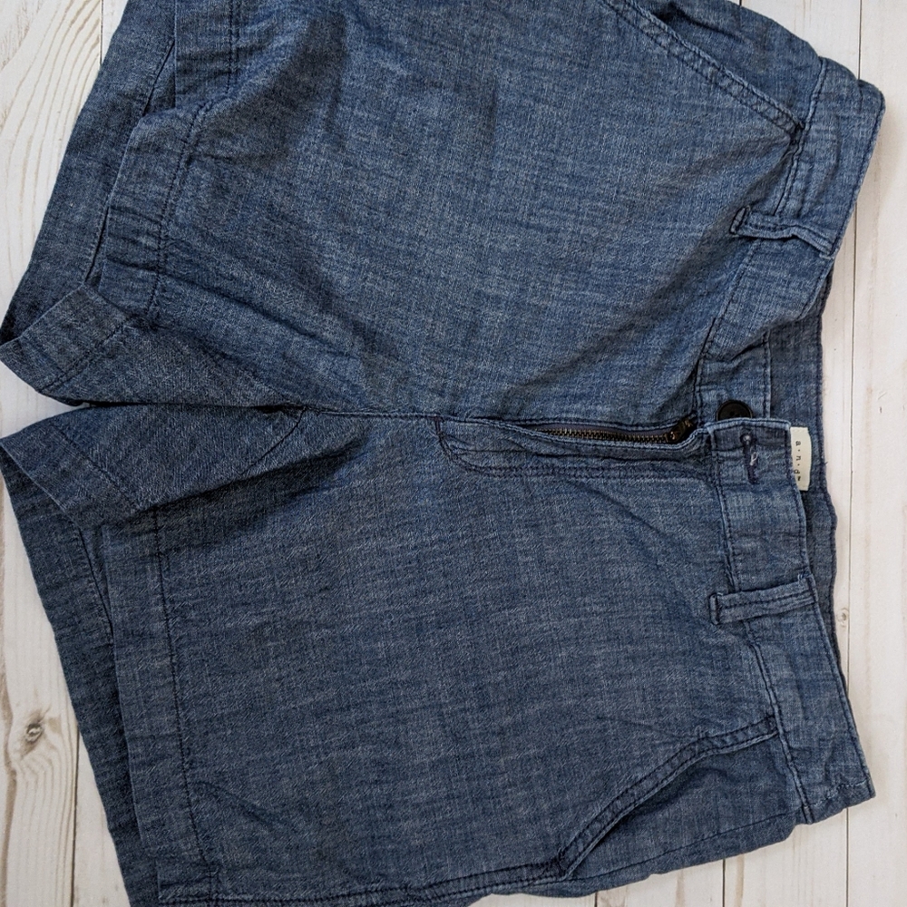 Size 4 denim look shorts